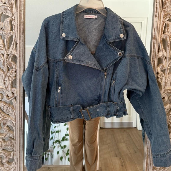 Cropped Jean jacket - Picture 2 of 8